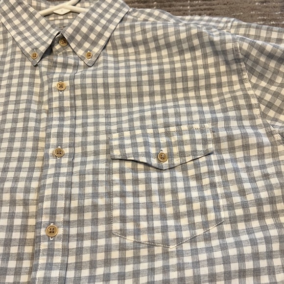J. Crew mens gray plaid long sleeve shirt. Large - Picture 2 of 9